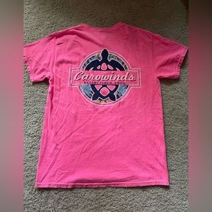Prairie Mountain hot pink tshirt turtle graphics
